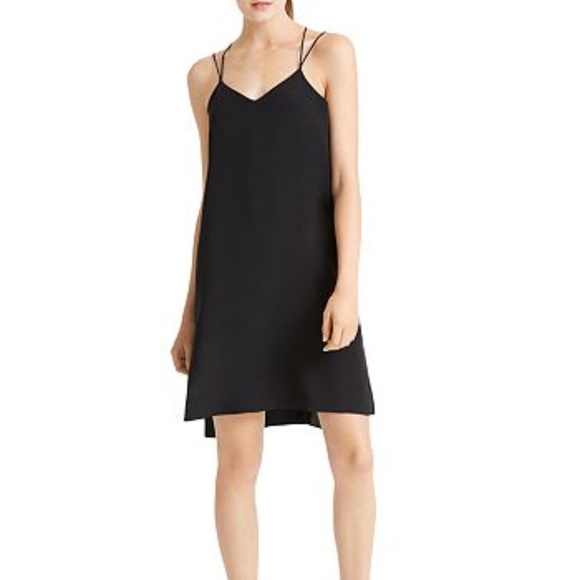 Halston Heritage Dresses & Skirts - Halston Heritage Black Silk Slip Dress Like New